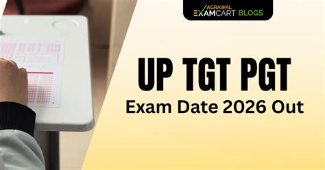 UP TGT PGT Exam Date 2026 Released, Check Complete Details