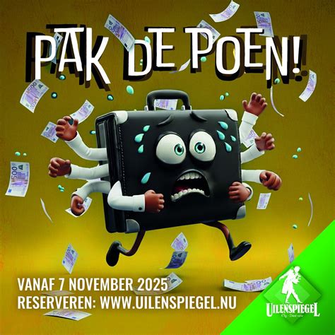 Pak de poen, Uilenspiegeltheater, Diest, 8 November 2025 | AllEvents