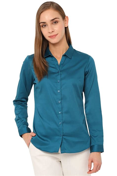 Buy Allen Solly Women's Regular fit Shirt at Amazon.in