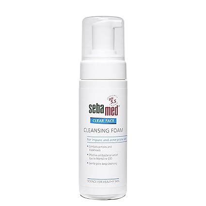 Sebamed Clear Face Cleansing Foam for Acne prone Skin 150 ml I pH 5.5 ...