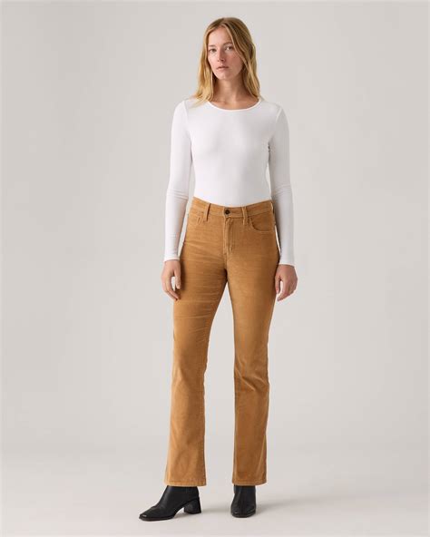 725 High Rise Bootcut Corduroy Women's Pants - Brown | Levi's® US