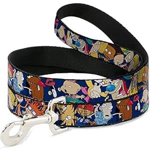 Buckle-Down "Nick 90's Rewind 16-Character Poses Navy Blue" Pet Leash ...