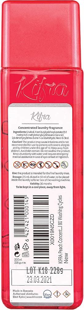 KIFRA PEACH Concentrated Laundry Fragrance 6.76 Fl India | Ubuy