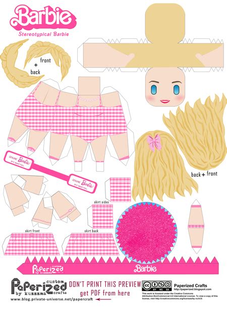Image result for Homemade Paper Barbie