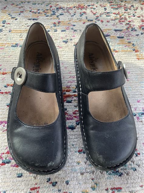 Alegria 38 mary jane - Black Nappa Leather Paloma - Gem