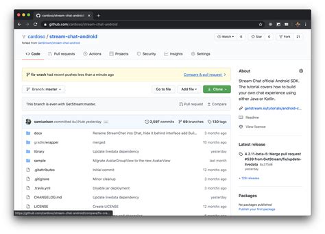 How to Push Code to GitHub From Android Studio 的图像结果