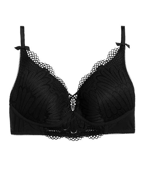 Buy Nova Lace Non Wired Plunge Bra at Marks & Spencer