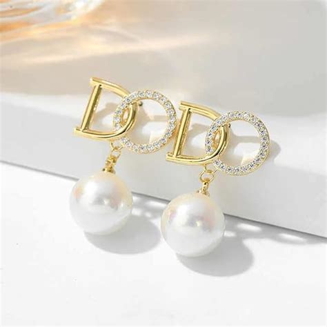 Alphabet Pearl Drop / Stud Earring