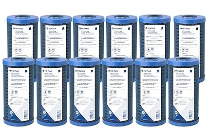 Pentair Pentek CFB-Plus10BB Big Blue Carbon Water Filter, 10-Inch ...