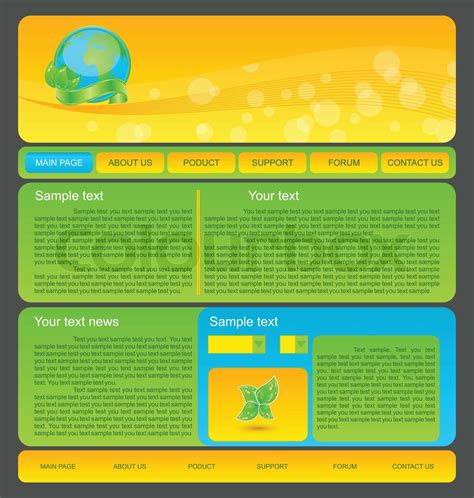 Environment Web Design Template 的图像结果