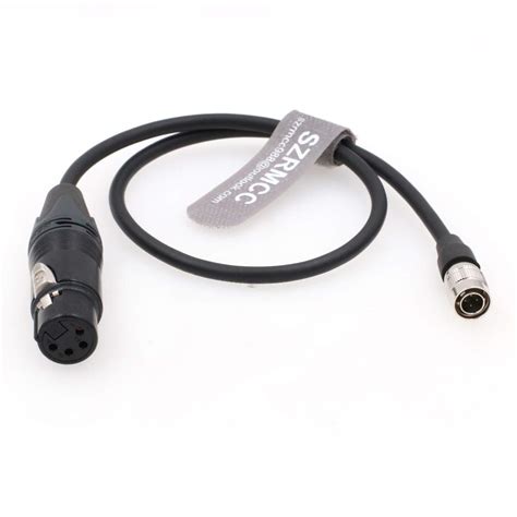 SZRMCC Hirose 4 Pin to XLR 4 Pin Power Cable for Sony F5 F55 Camera 12V ...