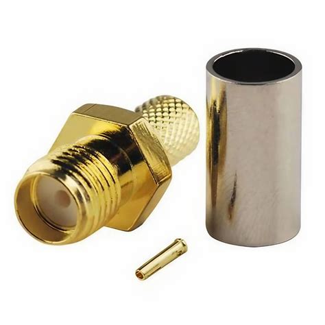 SMA Connectors - SMA Male Straight Crimp Type Connector For LMR400 ...