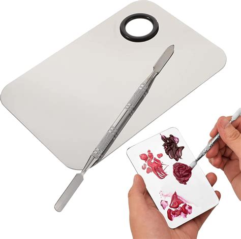 1pcs Makeup Mixing Palette,Makeup Spatula&Makeup Palette,Foundation ...