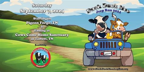 Duck Duck Moo Jeep Run, Talbott, 7 September 2024 | AllEvents.in