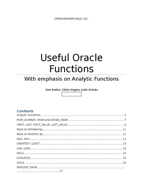 Image result for Oracle Function Tutorial