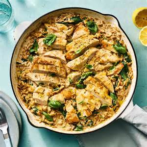 Lemon Chicken Orzo