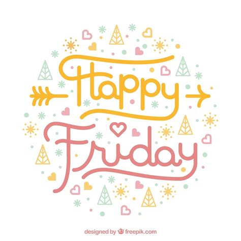 Happy Friday Clip Art Vectors & Illustrations for Free Download | Freepik