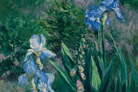 Blue Irises - Garden at Petit Gennevilliers (Iris Bleus) - Gustave ...