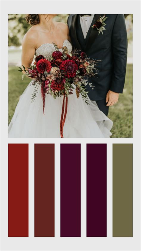 Autumn wedding color palette 60 photos - Astyledwedding.com