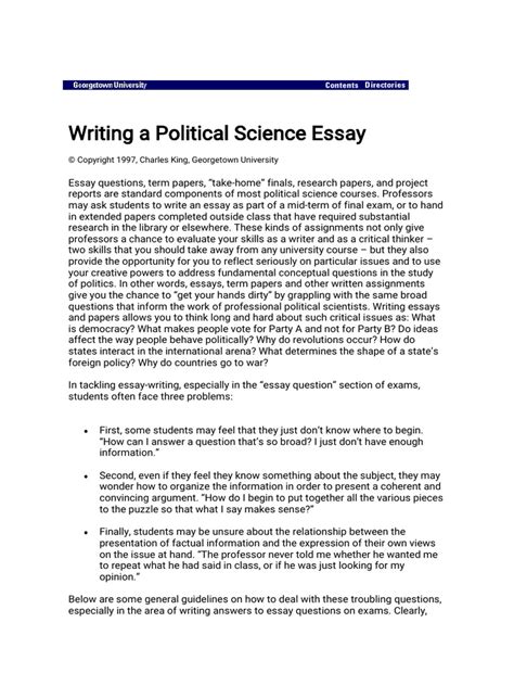 Political Science Essay Examples 的图像结果