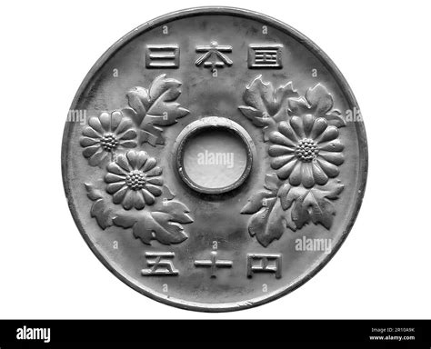 50 yen coin Black and White Stock Photos & Images - Alamy