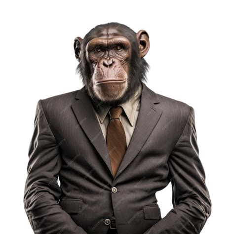 Premium Photo | A monkey wearing a suit that says'monkey'on it