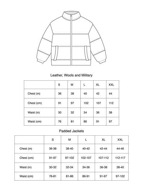 New Size Chart – Pearl 7