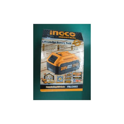 INGCO 20V 4.0Ah Lithium-Ion Battery Pack for INGCO India | Ubuy