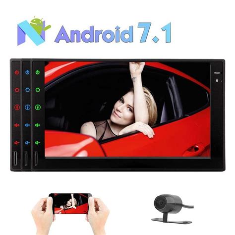 Octa Core Android 7.1 Car Radio Stereo Bluetooth GPS Navigation 2din In ...