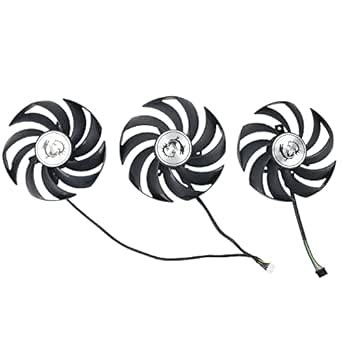 inRobert 90mm Ball Bearing Graphics Card Fan Replacement for MSI RTX ...