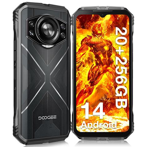 Doogeecyber Rugged Smartphone Android 14 10800mah Battery Rugged Phone ...