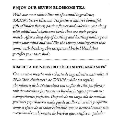 Tadin Tea Seven Blossoms