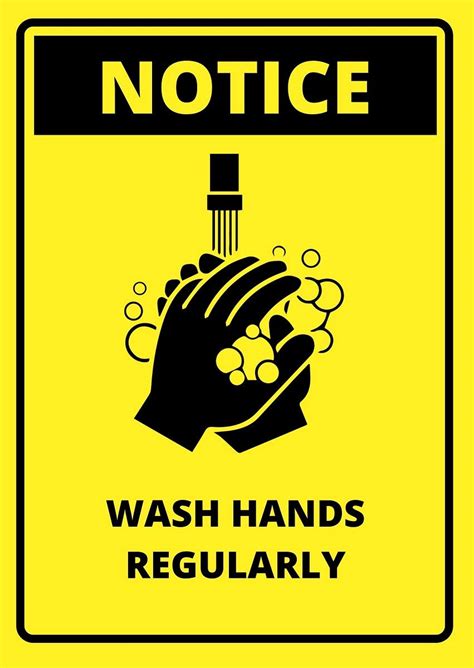 Phoenix Corona Virus Hand wash Precaution Health Poster for Office ...