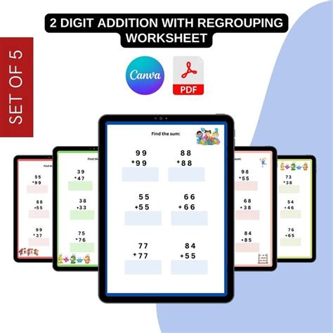 Image result for Math 2-Digit Addition