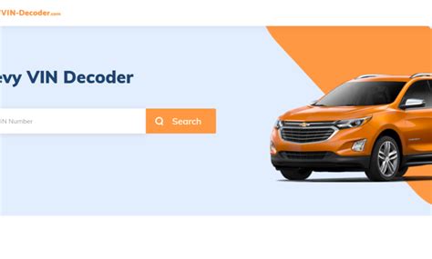 Chevy VIN Number Decoder Free 的图像结果