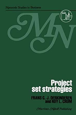 Buy Project Set Strategies: 4 (Nijenrode Studies in Business) Book ...