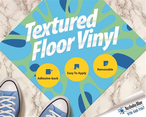 Custom Floor Decals - Nashoba Blue