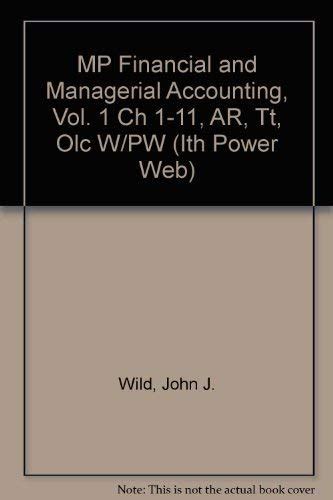 Buy Mp Financial And Managerial Accounting, Ar, Tt, Olc With Power Web ...