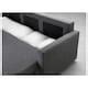 FRIHETEN three-seat sofa-bed, Skiftebo dark grey - IKEA