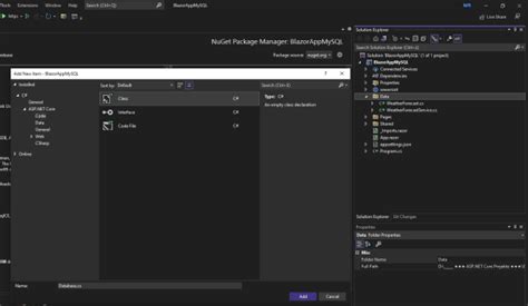 Image result for Blazor MySQL