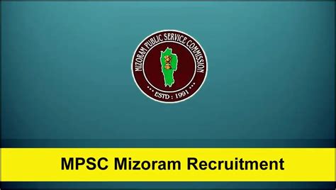 MPSC Mizoram Recruitment 2025 – 04 Assistant Professor Vacancies