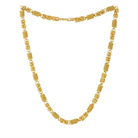 VOYLLA Designer Gold Plated Link Chain for Men : Amazon.in: Jewellery