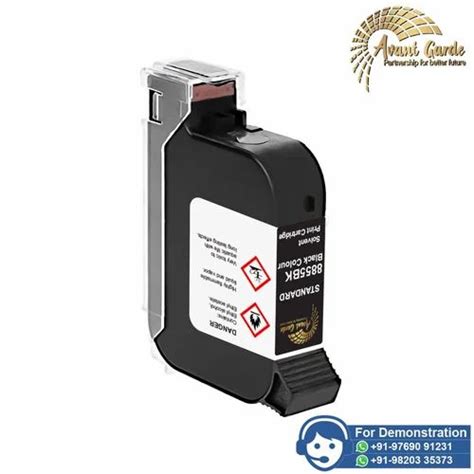 Inkjet Cartridge - Avant Garde 12.7mm Solvent Bases Ink Cartridge Black ...