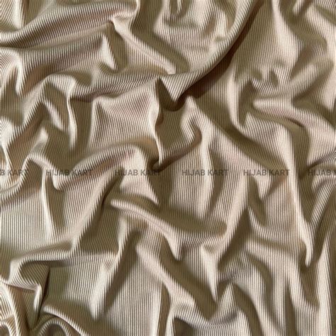 Cream- Premium Ribbed Jersey Hijab – Hijab Kart