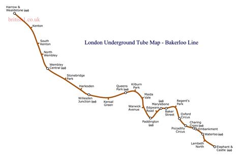 Image result for London Tube Map Bakerloo Line