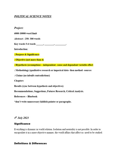 Political Science Notes 的图像结果