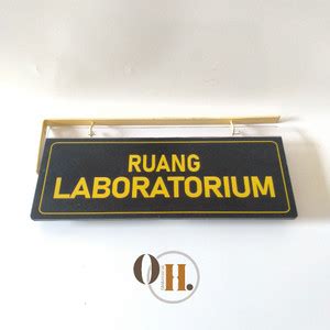 Jual Akrilik Ruang Laboratorium - Akrilik Ruang Lab - Nama Ruang ...