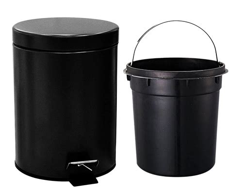 INDIINOX STAINLESS STEEL 7X11(5 LITERS) PEDAL DUSTBIN, foot operated ...