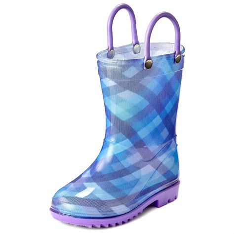 Anti-Slippery Childrens Full Automatic PVC Children Rain Boots Wellies ...