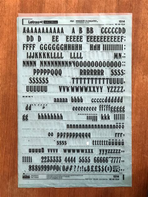 Image result for Lettering Transfer Paper